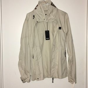 Cream Color Bench Windbreaker for Men